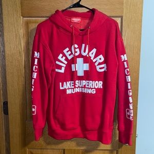Red Lifeguard Hoodie (S)